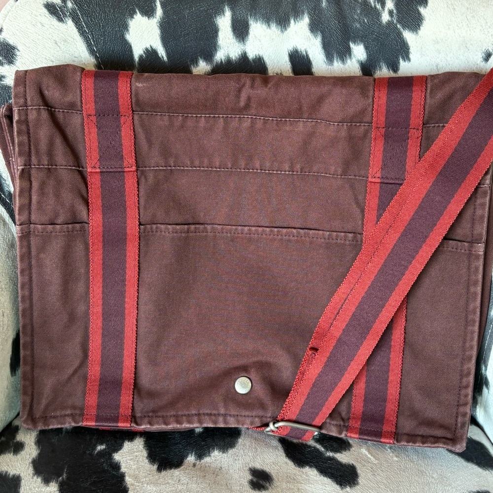 Hermes Crossbody Bag in Brown and Red